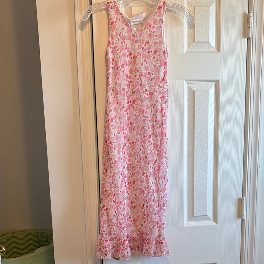Floral Pink Maxi Dress